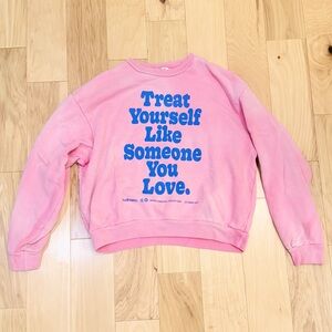 Madhappy Women’s Treat Yourself Like Someone You Love Crewneck Sweater